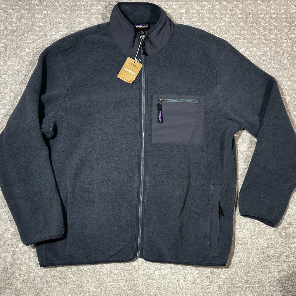 Patagonia Men's XXL Synchilla Jacket ZIP 22991 Smoulder Blue